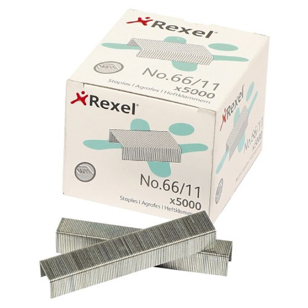 Rexel No. 66/11 Heavy-Duty Staple Pins (pkt/5000pcs)